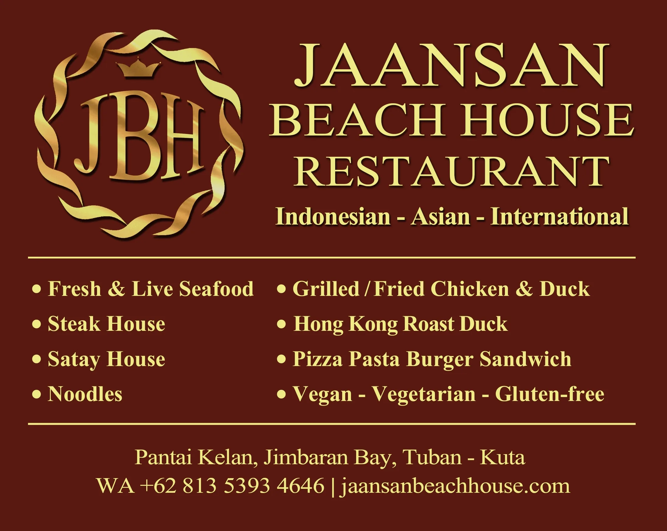Menu pamflet
