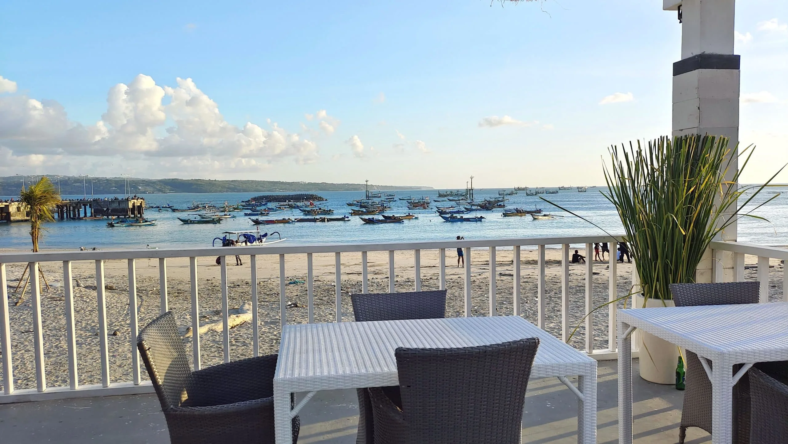 Pergola fronte mare